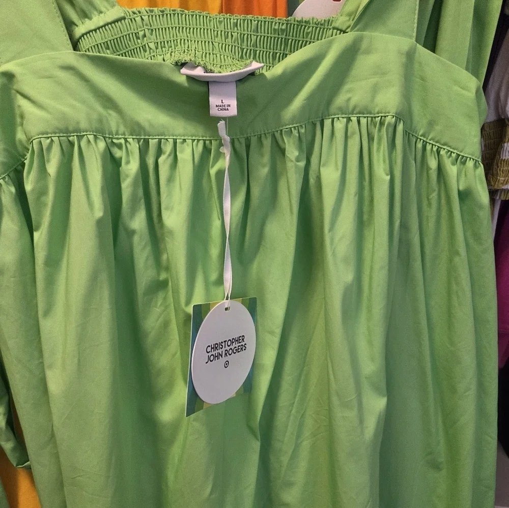 Christopher John Rogers x Target NWTs Tie Strap High Low Dress